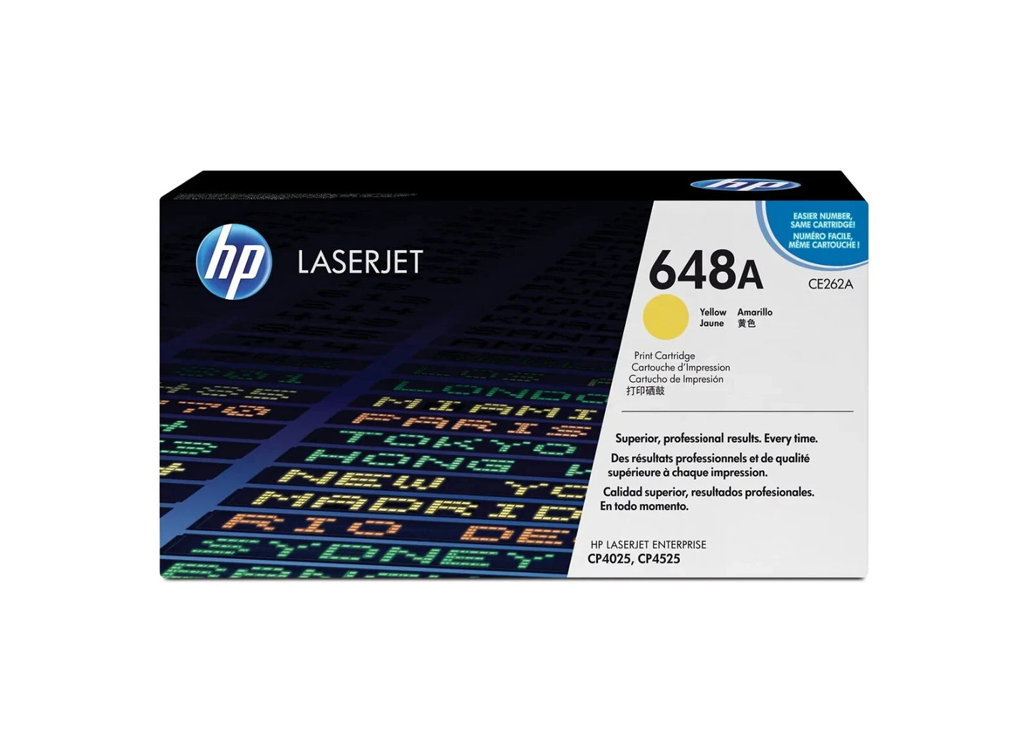 Genuine New Sealed HP CE262A 648A Yellow toner print cartridge