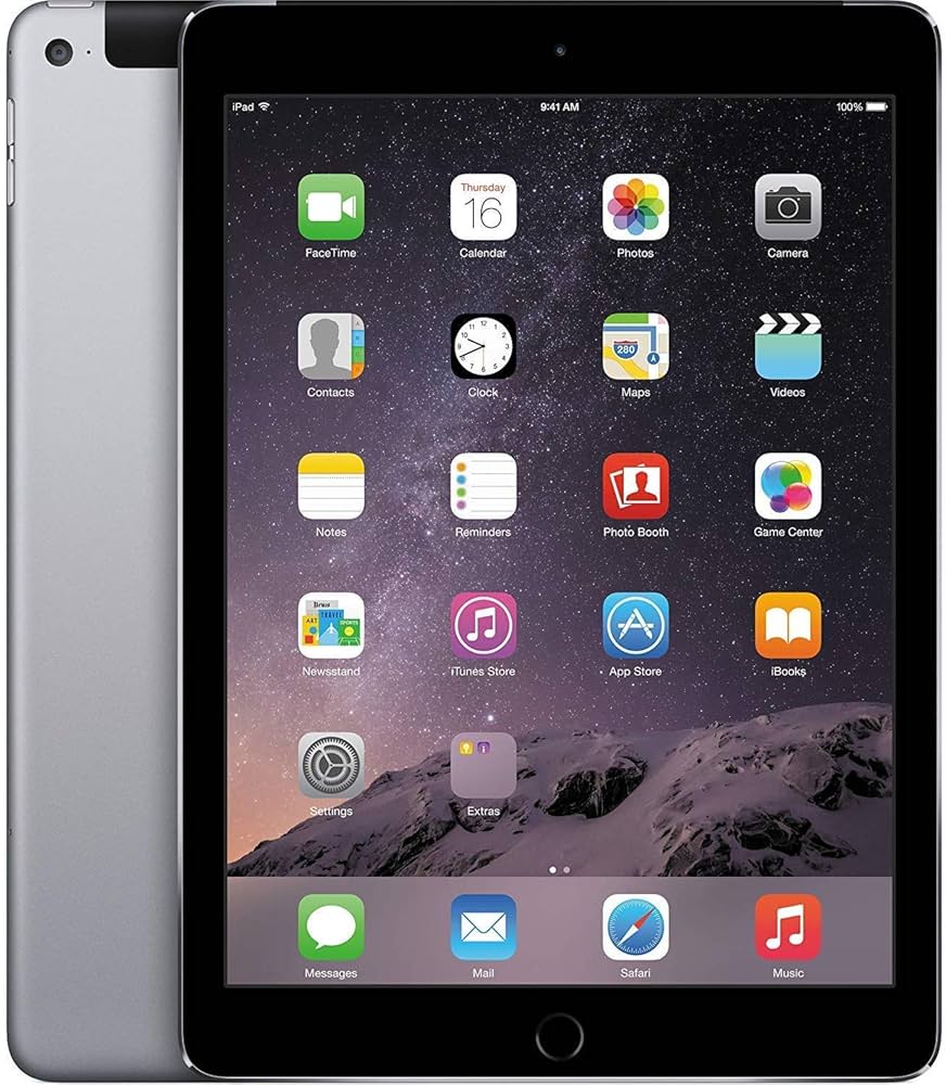 Apple iPad Air 2 64GB 9.7 LCD WIFI+Cellular Unlocked GB