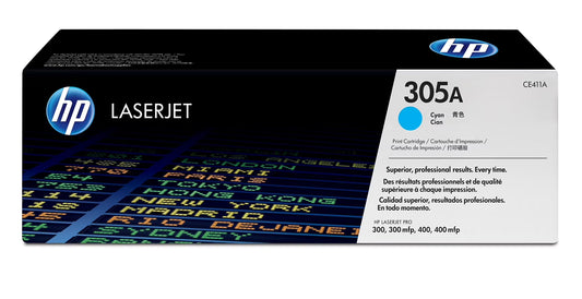 HP New Genuine 305A Cyan Toner cartridge CE411AC GB