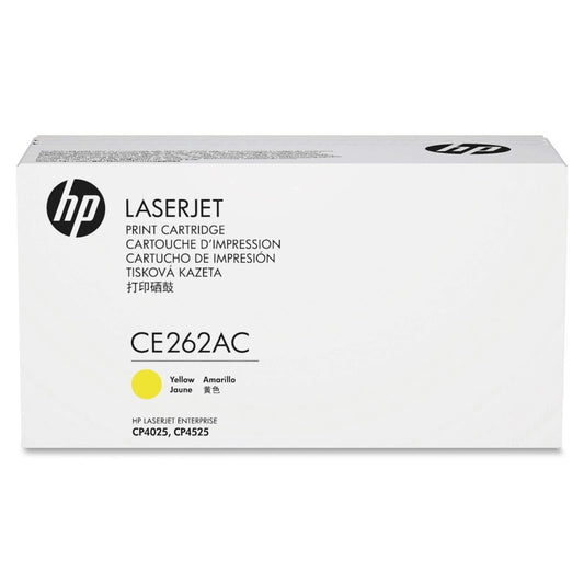Genuine New Sealed HP CE262AC Yellow toner print cartridge