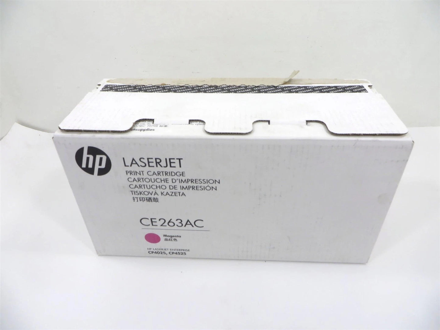 Genuine New Sealed HP CE263AC Magenta toner print cartridge