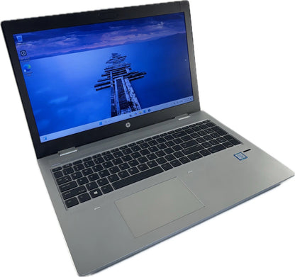 HP ProBook 650 G4 15.6" Laptop | i7 7600u 2.8Ghz | 8GB | 256GB M.2 | Win 11 GB