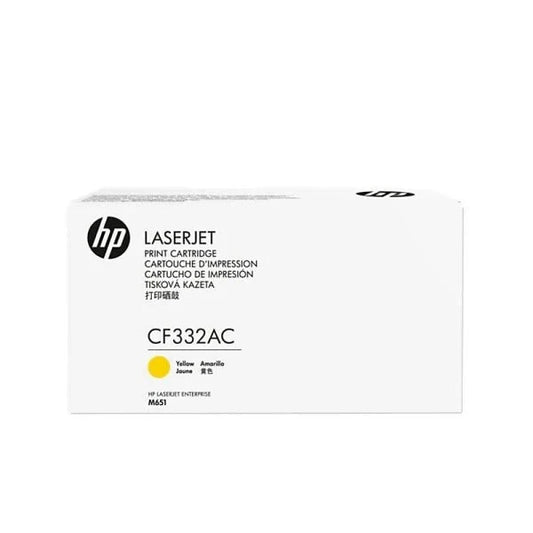 HP New Genuine 654A Yellow Toner cartridge CF332AC GB