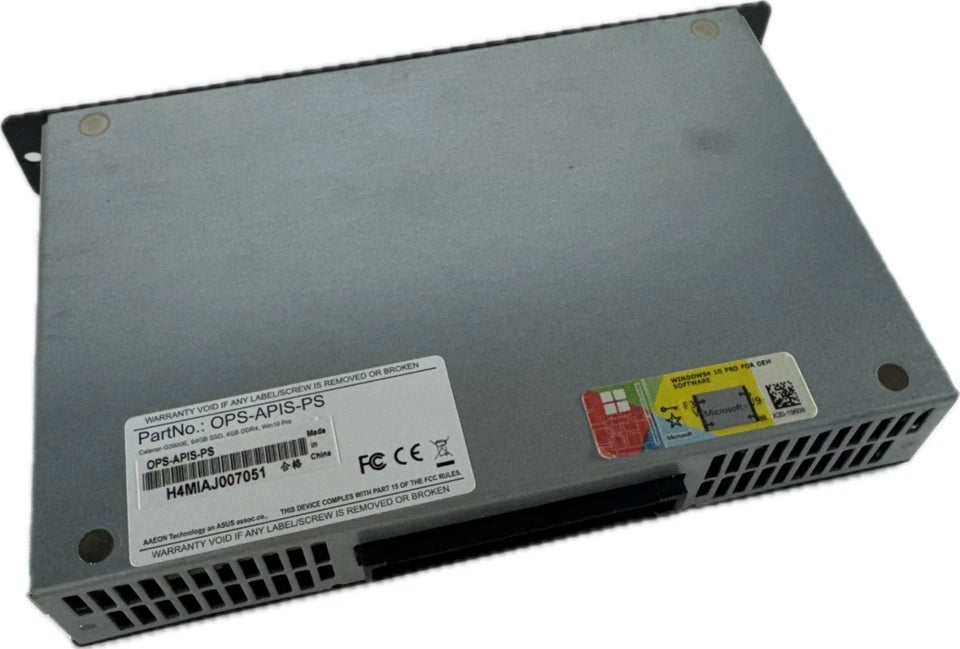 NEC OPS-APIS-PS, Intel G3900E 2.4GHZ, 4GB DDR4 RAM, 64GB M.2 SSD, Windows 10 Pro