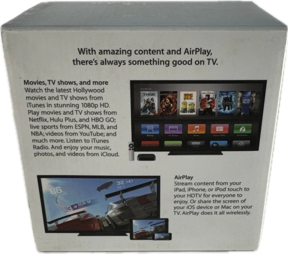 Apple TV (3rd Generation) 8GB Digital HD Media Streamer - Black A1469